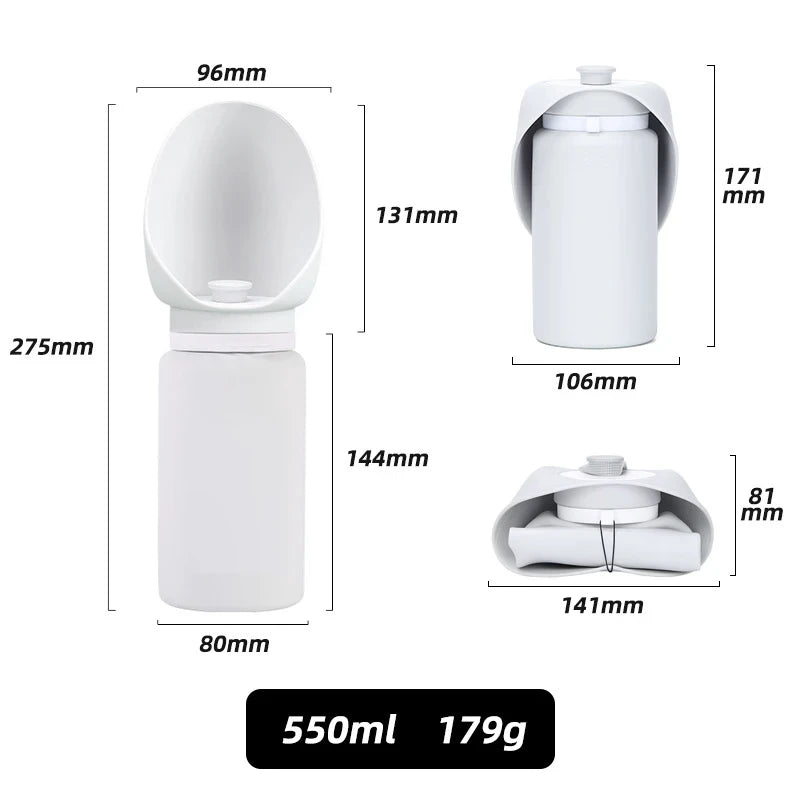 Folding Pet Outdoor Walking Mug Portable Travel Water Bottle Puppy Cats Dogs Drinking Water Dispenser Cup Supplies